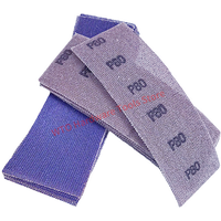 50PCS 2-3/4 x 8 Inch Purple Ceramic Mesh Sandpaper Sanding Sheet Hook & Loop Anti-Blocking Net Sandpaper for Drywall,80-800 Grit