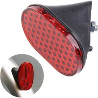 G92F Oval Rear MudguardTail Cycling Spoke Lights Bike Safety Warning Reflector