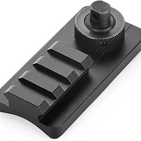 V8 Tactical Bipod Adapter Mount - 20MM Picatinny Rail Base with 3/2 Slots, Sling Stud Compatible for AR15 AK M4 M16 Hunting Rifl
