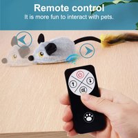Electronic Squeaky Mouse Toy for Cats Moving Cat Toy for Indoor Outdoor Exercise for Kittens