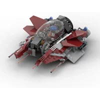 New 322Pcs Famous Star Movie Moc 75135Mini Starship Spacefighter Model Creative Ideas Child Toy Birthday Gift Custom Puzzle