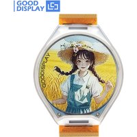 1.69' Okrągły Ekran Spectra 6 Kolorów E Ink 400x400 Pikseli 262K Kolorów EPaper 236 PPI GDEH0169E01