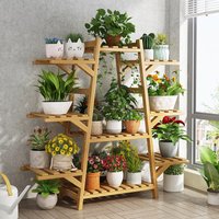 Modern Metal Multi Tier Floor Plant Stand Indoor Outdoor Balcony Succulent Pot Rack Space Saving Metal Plant Stand Furniture