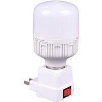 E27 LED Light Lamp Bulbs Socket Base Holder US Plug Light Adapter ON/OFF Switch White Lamp Holder for LED Table Lamp LED