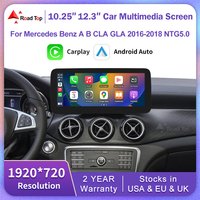 Wireless CarPlay Android Auto Linux Car Multimedia Touch Screen for Mercedes Benz A B CLA GLA W176 W246 2016-2018 NTG5.0 Radio