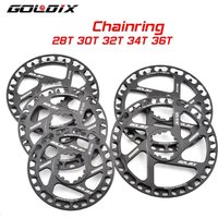GOLDIX Children's Crank Bicycle Chainring MTB Chainwheel 28T 30T 32T 34T 36T for Kids' Bikes Crankset