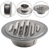 70-300mm Round Stainless Steel Vent Grille Exterior Wall Duct Ventilation Tool Exhaust Grille Cover Cooling Heating Vents Cap