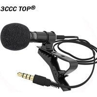 1PC 3M Professionals Car Audio Microphone 3.5mm Clip Jack Plug Mic Stereo Mini Wired External Microphone For Auto DVD Radio