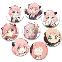 Anime Spy X Family Enamel Pin Tinplate Brooches Cute Anya Forger Lapel Pins Cartoon Badge Backpack Hat Jewelry Accessories Gift