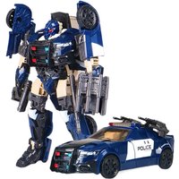 Black Mamba Transformation G1 BMB Barricade TF5 Polic Car Model Voyager Oversize Action Figure Toys Gift Boy NO BOX