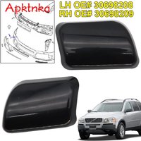 Apktnka Car Headlamp Headlight Water Washer Spray Nozzle Cap Cover OE# 30698209 30698208 For Volvo XC90 2002 2003 2004 2005 2006