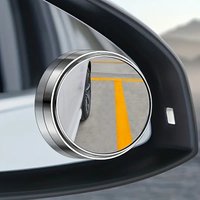 2PCS 360-Degree Adjustable Wide-Angle Blind Spot Mirrors - Reversing Mirrors, Rearview Mirrors