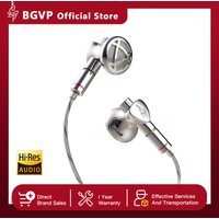 BGVP DX7 Flagship Tunable Flat Head Earbuds HIFI 2 in 1 Plug 3.5mm/4.4mm Replaceable MMCX Wired Earphone
