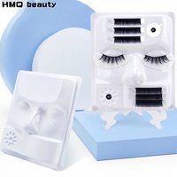 Wimpern Verlängerung Praxis Tablett Kleber Dichtung Klebstoff Palette Pfropfen Wimpern Modell Mannequin Kopf Training Display Make-Up-Tools