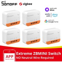 Itead SONOFF ZBMINI-L2 Zigbee DIY Smart Switch Module No Neutral Wire Required 2 Way Control For Smart Home Automation