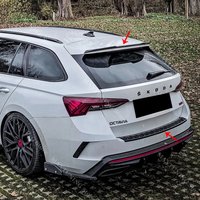 Nakładki na spojler dachowy bagażnika w stylu Maxton do Skody Octavii MK4 Standard RS vRS Combi 2020-2025, lotka tylna, splitter, body kit, tuning