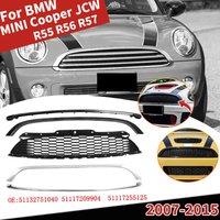 Car Front Grill Trim for BMW MINI Cooper JCW R55 R56 R57 Hood Grille Body kits Accessories 51117255125 51132751040 51117209904