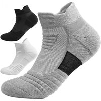 12/24 Pairs Breathable Mesh Athletic Socks Cushioned Moisture Managing Durable for Running Hiking Sports Reduces Foot Pain Terry