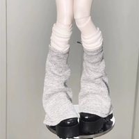Pile Socks Versatile Ribbed Zipper Leg Warmers Spot Inventory Colorful 1/4 1/6 1/3 Girls Toys Black BJD Doll Accessories