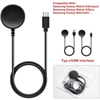 Fast Charger Dock for Samsung Galaxy Watch Ultra 2 47mm 8 7 6 Classic/5 Pro/4/Active 1 2 USB Type C Wireless Charging Cable
