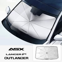 Car Insulated Windshield Sunshade for Mitsubishi Outlander Lancer 9 EX ASX Pajero L200 Colt Eclipse Ralliart Triton Delica 2019