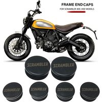 For Ducati Scrambler 400 800 2014 2015 2016 2017 2018 2019 Motorcycle Frame Hole Cover Caps Plug Decorative Frame Cap Set
