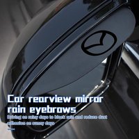 PVC Car Rearview Mirror Eyebrow Rain Visor Sun Shade Rainproof Cover For Mazda Axela Speed 6 CX3 CX4 CX5 CX7 CX8 CX9 MS Demio