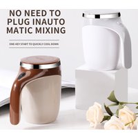 Automatic Stirring Cup Mug Rechargeable Portable Coffee Electric Stirring Stainless Steel Rotating Magnetic Home Drinking Tools