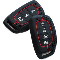 3/4 Buttons Silicone Car Remote Key Case Cover for Hyundai Creta Ix35 Ix45 I10 I30 I40 Tucson Santa Fe Rena Sonata Elantra
