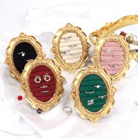 Vintage Ring Display Stand Picture frame shape Earring Tray exquisite small size ornament jewelry organizer rack