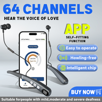 Smart App Fitting 64-Channel Hearing Aid Bluetooth Imported Smart Chip Intelligent Noise Reduction High-Quality Hearing Aid