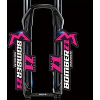AliExpress NONE 2D Flat Motorcycle Helmet Stickers 2 Pack, Riding Stickers, Marzocchi BOMBER Fork Stickers, Bicycle Mountain Bike