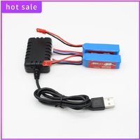 2Pcs 7.4V 400Mah Battery With USB Cable For Wltoys K969,K989,284161,284131,284010 RC Car Upgrade Parts