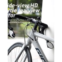 AliExpress NONE 1pc Bicycle Road Handlebar Plug Rearview Mirror 360-degree Adjustable Length Handlebar Plug Mirror