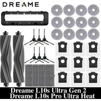 Dreame L10s Ultra Gen2 / L10s Pro Ultra Heat Vacuum Cleaner Replacement Accessories Main Side Brush HEPA Filter Mop Dust Bag