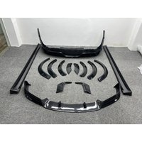 For Tesla Model X Real Carbon Fiber Side Skirt Front Lip Rear Diffuser Bumper Splitter Trunk Spoiler Fog Light Intake Body Kit