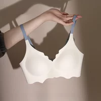 BH Bralette Top Women's Underwear No Steel Ring Pure Desire Comfortable Upper Support Sling Adjustable Beauty Back Bra for women
