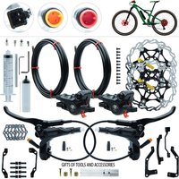 AliExpress Goodtaste GT03 Electric Bicycle Pressure Scooter Split 2300mm Pipe Oil Brake 160/180/203 Disc Left Xod Power Off Hydraulic Brakes for Bike