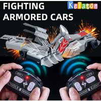 2.4G Double Combat Remote Control Armored Car Bumper Car Remote Control Gladiator Battle Toy Car Parent-child Halloween Gift