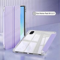 Etui For Honor Pad X9 Case 11.5 inch Trifold Acrylic Clear Back Hard Cover For Funda Honor Pad X9 X 9 Case with Pencil Holder