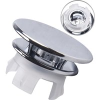 Universial Bathroom Convenient Cover Plastic Hole Overflow Cover 2*Cover 33*11.8mm ABS Bathroom Basin Silver Brand New
