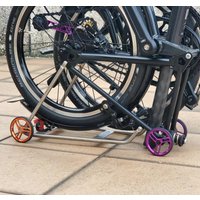 H&H for brompton easy wheel 70mm folding car push wheel parking wheel