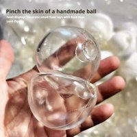 empty water polo decompression hand-made empty ball DIY toy empty leather can not be broken noisy ball filling accessories.