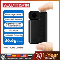 PEGATISAN Q6 Mini Bluetooth WiFi Camera 1080P Wide Angle Night Vision Home Security Surveillance IP Wireless Indoor Outdoor Cam