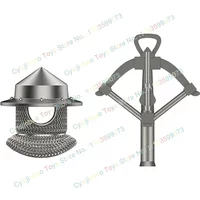 Medieval militia Soldiers Military Accessories Action Figures Building Blocks Weapons Helmets Axes Shields DIY Toys Gifts YL005