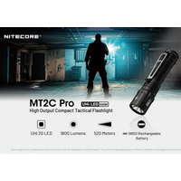 NITECORE MT2C PRO USB-C Rechargeable Flashlight With Battery