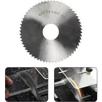 Saw Blade Steel Circular Saw Blade 63mm Bore Diameter 16mm Wheel Cutting Disc DIY Miniature Small Table Saw Circular Saw Blade