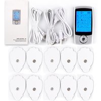 16 Mode TENS Machine EMS Muscle Stimulator USB Charging for Pain Relief Treatment Using Dual Channel Electronic Pulse Massager