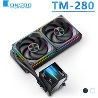 Jonsbo TM-280 Water-cooled Radiator Aluminum Panel Magnetic Suction Cooling Head Cover With Screen AIO Integrated Liquid Cooler