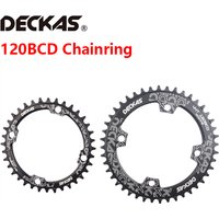DECKAS 120BCD 36T/38T/40T/42T/44T MTB Crank Chainring Hollow Repair Suitable BCD 120mm